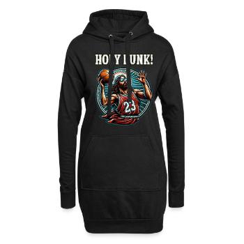 Lustiger Basketball Spruch Jesus Basketball Geschenk - Hoodie-Kleid - Schwarz - Vorne