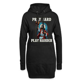 Lustiges Basketball-Zitat Jesus Christliches Geschenk - Hoodie-Kleid - Schwarz - Vorne