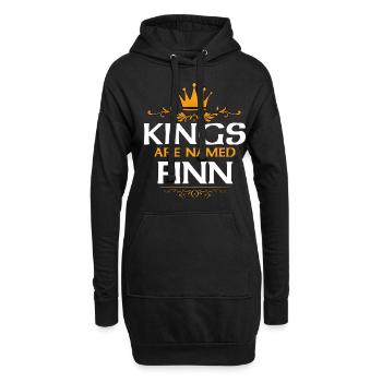 Finn - Hoodie-Kleid - Schwarz - Vorne