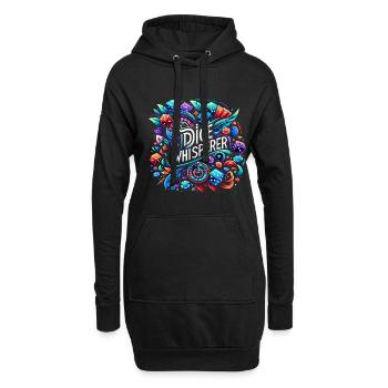 Dice Whisperer 6 - Hoodie-Kleid - Schwarz - Vorne