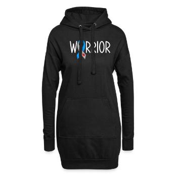T1D Diabetes Typ 1 Diabetiker Geschenk - Hoodie-Kleid - Schwarz - Vorne
