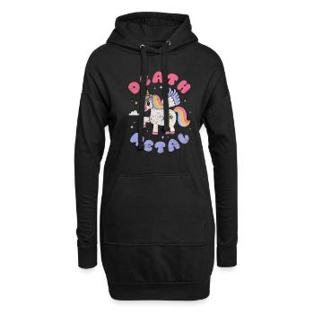 Death Metal - Hoodie-Kleid - Schwarz - Vorne