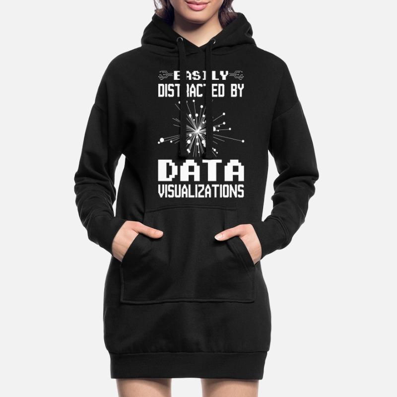 Machine Learning Algorithms AI Data Analyst Hoodie Dress