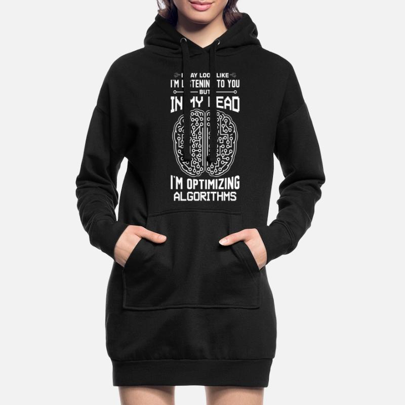 Machine Learning Algorithmen KI Datenanalyst Hoodie-Kleid