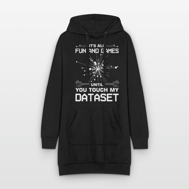 Machine Learning Algorithms AI Data Analyst Hoodie Dress