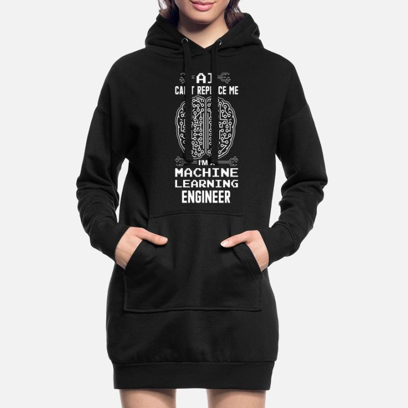 Machine Learning Algorithmen KI Datenanalyst Hoodie-Kleid