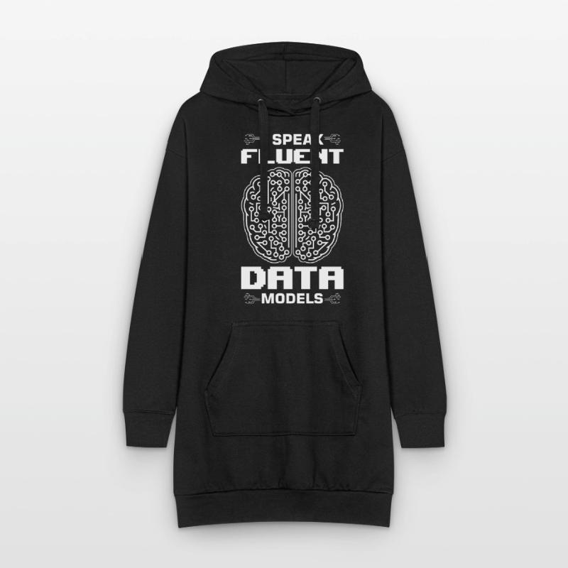 Machine Learning Algorithmen KI Datenanalyst Hoodie-Kleid