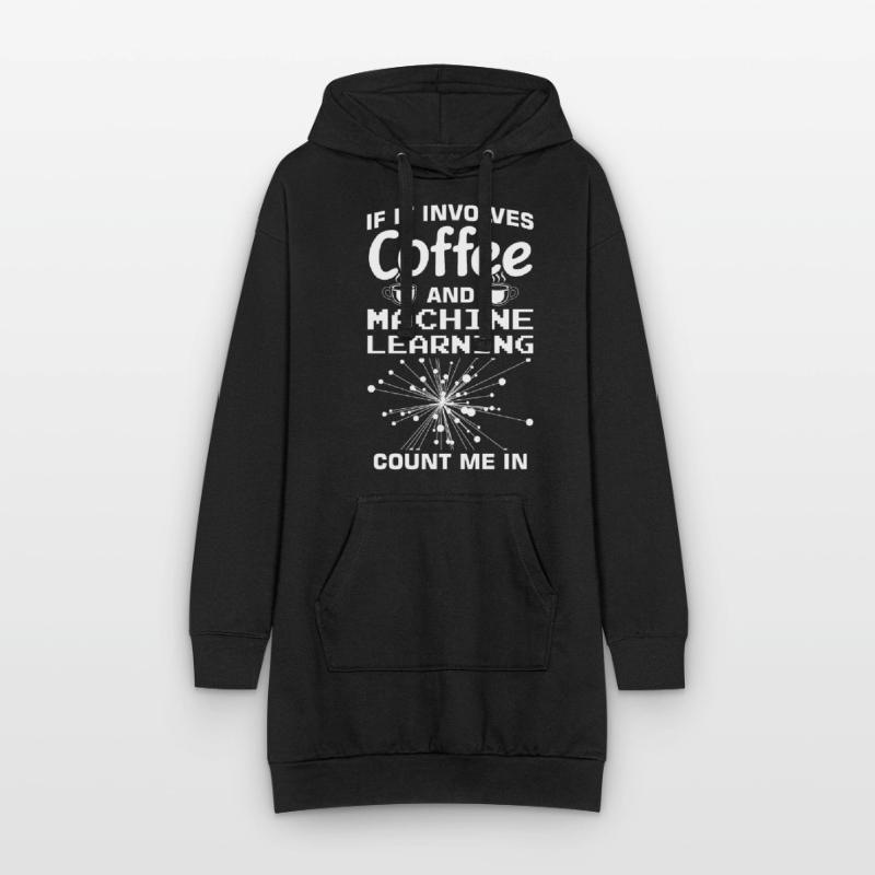 Machine Learning Algorithmen KI Datenanalyst Hoodie-Kleid