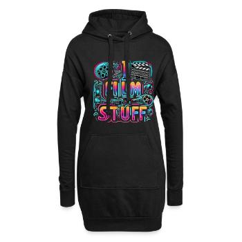 I Film Stuff 15 - Hoodie-Kleid - Schwarz - Vorne