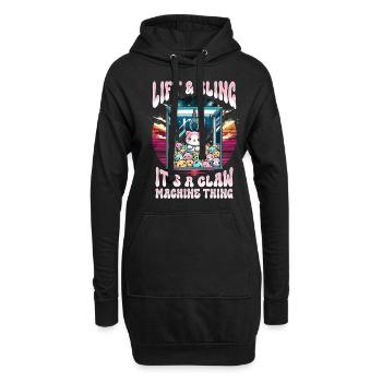 Greifautomat Lift & Bling Claw Machine Chose - Sweat-shirt à capuche long Femme - noir - Devant