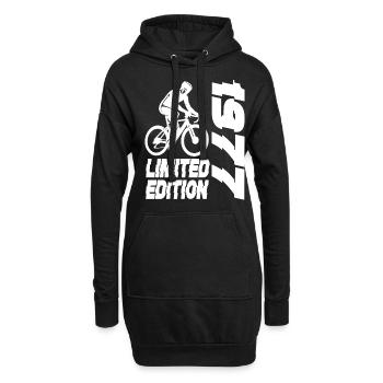 Limited Edition 1977 Limited Edition Fahrrad - Hoodie-Kleid - Schwarz - Vorne