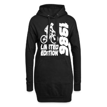 Limited Edition 1986 Limited Edition Fahrrad - Hoodie-Kleid - Schwarz - Vorne
