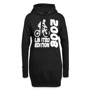 Limited Edition 2008 Limited Edition Fahrrad - Hoodie-Kleid - Schwarz - Vorne