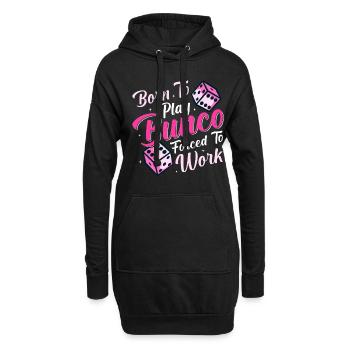 Bunco - Hoodie-Kleid - Schwarz - Vorne
