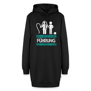 Bald unter neuer Führung - Hoodie-Kleid - Schwarz - Vorne