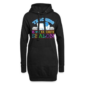 Teaching School Teacher Teachers - Hoodie-Kleid - Schwarz - Vorne
