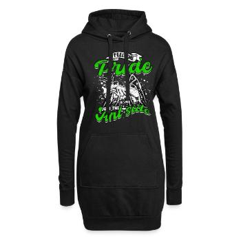 L’élevage de fourmis Ressentez la fierté Rejoignez le côté fourmi - Sweat-shirt à capuche long Femme - noir - Devant