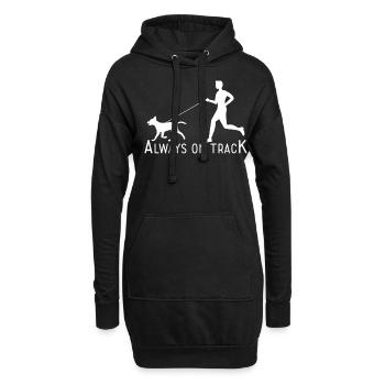 Mantrailer Mantrailing - Hoodie-Kleid - Schwarz - Vorne