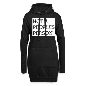 Misanthrope Misanthropist Dislike Grumpy - Hoodie-Kleid - Schwarz - Vorne