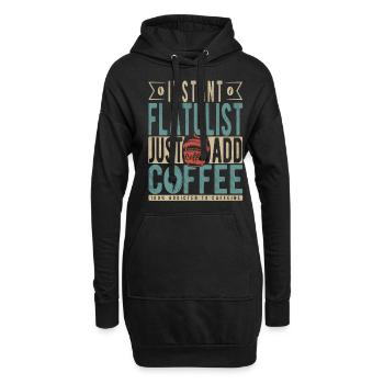 Flatulist instantané Il suffit d’ajouter du café - Sweat-shirt à capuche long Femme - noir - Devant