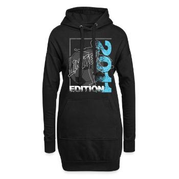 Limited Edition 2011 Limited Edition Fußball - Hoodie-Kleid - Schwarz - Vorne