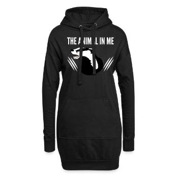 Honey Badger Honey Badgers - Hoodie-Kleid - Schwarz - Vorne