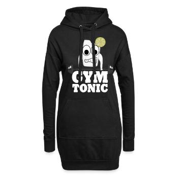 Gymnase Soulevé de terre Motivation Musculation - Sweat-shirt à capuche long Femme - noir - Devant