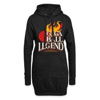Gagaball Gaga Ball Légende - Sweat-shirt à capuche long Femme - noir - Devant