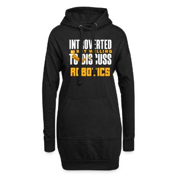 Robotics Robot Programmer - Hoodie Dress - black - Front