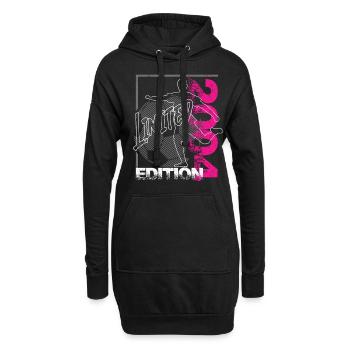Limited Edition 2004 Limited Edition Fußball - Hoodie-Kleid - Schwarz - Vorne