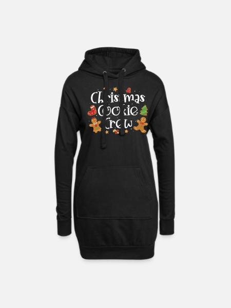 Bäcker - Hoodie-Kleid - Schwarz