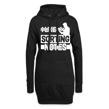 Conductor Orchestra Conducting - Hoodie-Kleid - Schwarz - Vorne