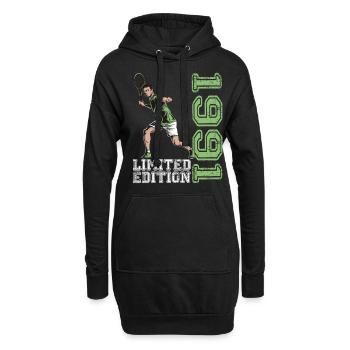 Édition limitée 1991 Édition limitée Tennis - Sweat-shirt à capuche long Femme - noir - Devant