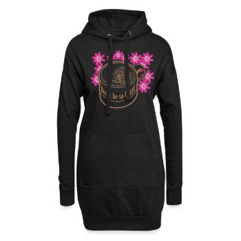 Chai Tea - Hoodie-Kleid - Schwarz - Vorne