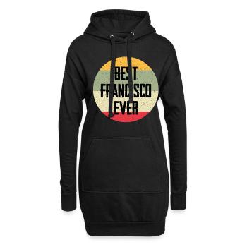 Best Francisco Ever - Hoodie-Kleid - Schwarz - Vorne