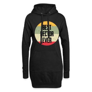 Le meilleur Hector de tous les temps - Sweat-shirt à capuche long Femme - noir - Devant
