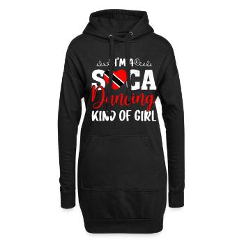 Soca Dance Trinité-et-Tobago - Sweat-shirt à capuche long Femme - noir - Devant
