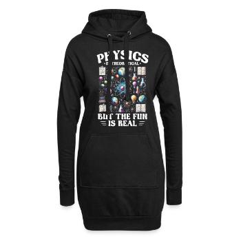 Nuclear Engineer Physics is Theoretical - Hoodie Dress - black - Front