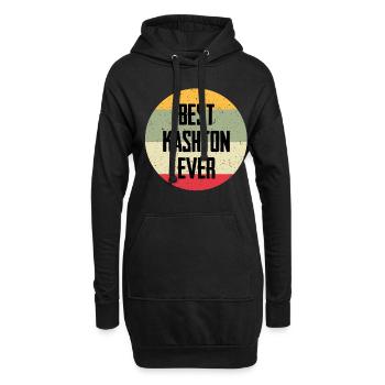 Le meilleur kashton de tous les temps - Sweat-shirt à capuche long Femme - noir - Devant