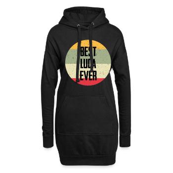 Best Luca Ever - Hoodie-Kleid - Schwarz - Vorne