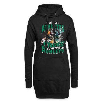 Hurling Hurleys - Hoodie-Kleid - Schwarz - Vorne