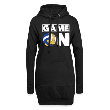 Lustiges Volleyball Geschenk - Hoodie-Kleid - Schwarz - Vorne