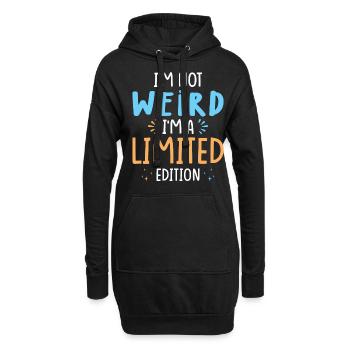 Nicht Komisch Sondern Limitierte Ausgabe - Hoodie-Kleid - Schwarz - Vorne