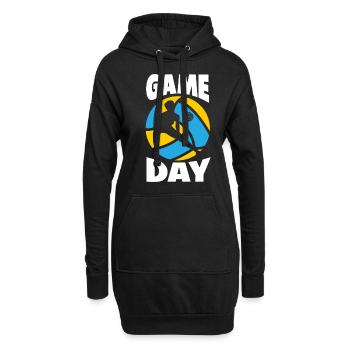 Lustiges Volleyball Geschenk - Hoodie-Kleid - Schwarz - Vorne