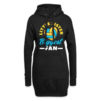 Lustiges Volleyball Geschenk - Hoodie-Kleid - Schwarz - Vorne
