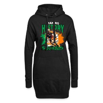 Hurling Écrire l’histoire, un hurl à la fois - Sweat-shirt à capuche long Femme - noir - Devant
