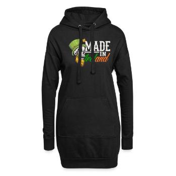 Drôle d’irlandais Irlande cadeau - Sweat-shirt à capuche long Femme - noir - Devant