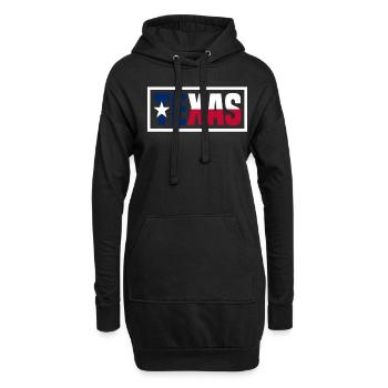 Texas - Hoodie-Kleid - Schwarz - Vorne