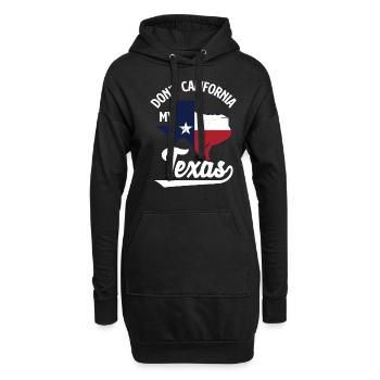 Texas - Sweat-shirt à capuche long Femme - noir - Devant
