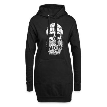 Hambourg Ville hanséatique Allemagne du Nord Bas-allemand - Sweat-shirt à capuche long Femme - noir - Devant